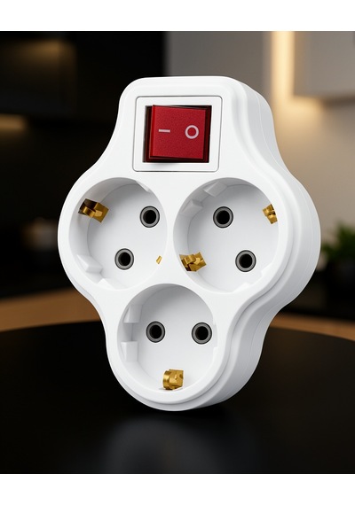 3 Lü Anahtarlı Priz Çoğaltıcı Uczzdlyn3luanahtarlıgolyat Diğer