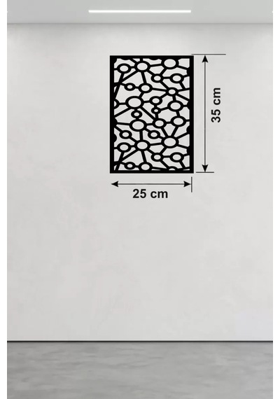 Modern Bağlantı Temalı Ahşap Duvar Tablosu - 25x35 Cm Lazer Kesim Soyut Pano Renkli