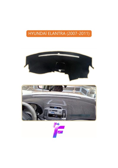 Hyundai Elantra 2007-2011 Uyumlu Torpido Örtüsü Yansıma Önleyici Hızlı Montaj Koruma G16 Torpido Halısı