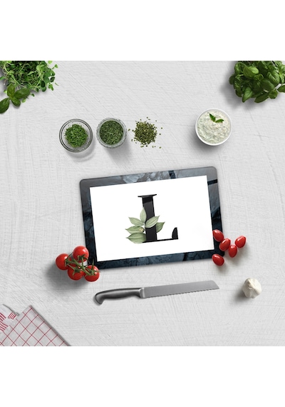 Decorita Cam Kesme Tahtası - Cam Kesme Tablası Harfli Tasarım L 20 CM x 30 CM