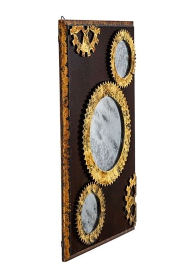 Vitale Lux Otantik Duvar Aynası 60 Cm Ak.Gy0012 Çok Renkli