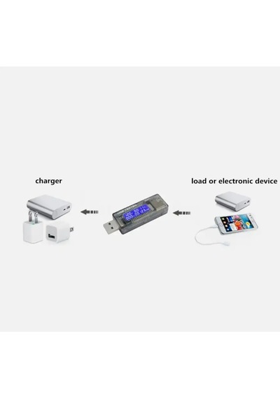 Keweisi Usb Voltmetre Ampermetre Usb Şarj Kapasitesi Test Cihazı-4962