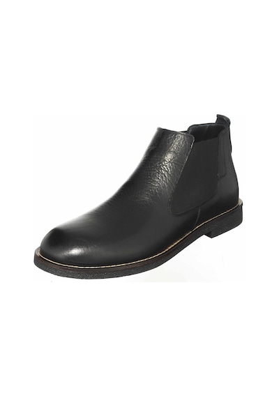 Costo Shoes 45-46-47-48-49-50 Numara Cs623 Siyah Rolax Deri Büyük Numara Vip Erkek Bot Kauçuk Rahat Taban Siyah