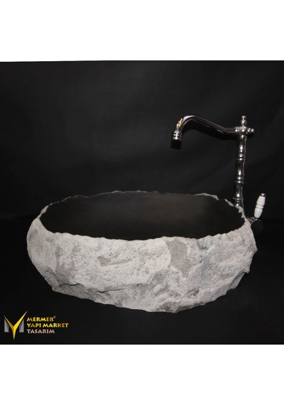 Bazalt Şekilsiz Tasarım Lavabo