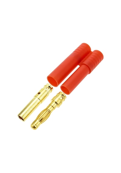 Wozlo Hxt 4.0mm Gold Plated Erkek Dişi İki Yollu Banana Konnektör