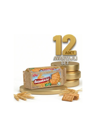 Afia Başakköy Tam Buğdaylı Bisküvi 12x110 Gr