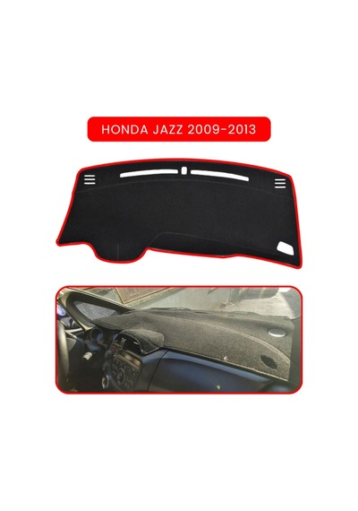 Honda Jazz 2009-2013torpido Koruma Halısı Kırmızı Kenar