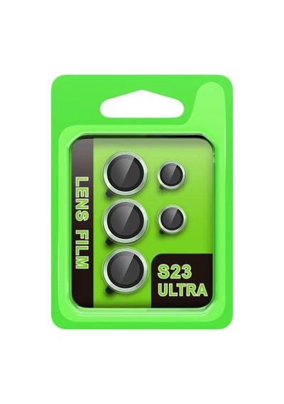 Samsung Galaxy S23 Ultra Raze Metal Kamera Lens - Yeşil -