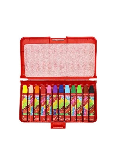 Altıgen Pastel Plastik Kutu,12'li 125112