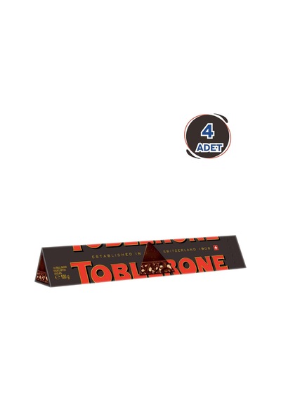 Toblerone Bitter Çikolata 100 G - 4 Adet