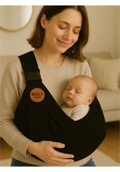Molls Baby Pratik Kanguru Sling - Siyah