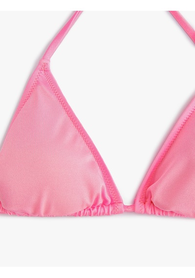 Koton Üçgen Bikini Üstü Basic Pembe 4sak10081mm Gül