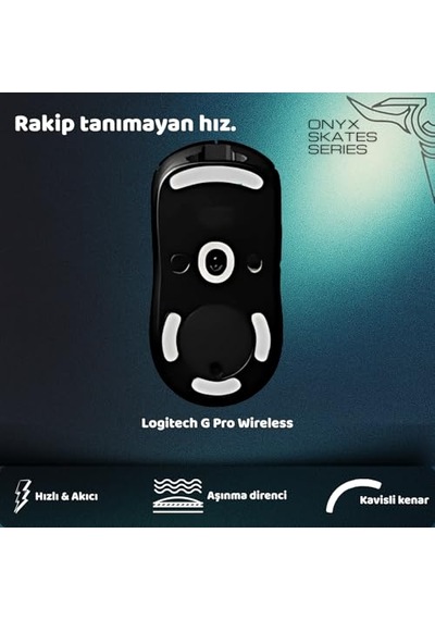 Klasse Onyx Mouse Skate Logitech G Pro Wireless İle  Skatez