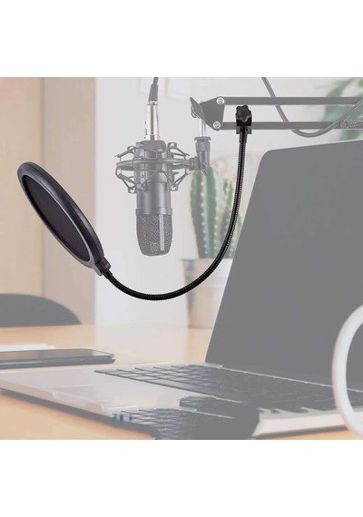Profesyonel Ses Emici Masa Tutuculu Hareketli Pop Filtre - Al4726
