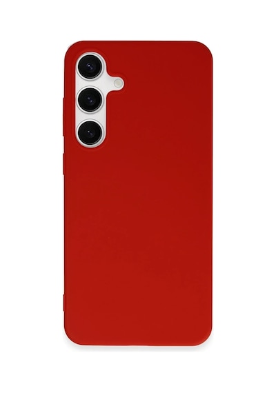 Samsung Galaxy S24 Plus Kılıf First Silikon - Kırmızı 0.2M-Çok Renkli