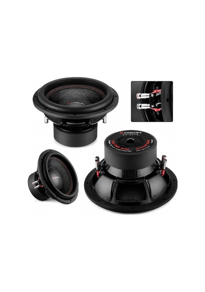 Edison Ed-x3012 Oto Subwoofer, 30 Cm, 1000 Rms 3000w, 2+2 Ohm Çift Bobin