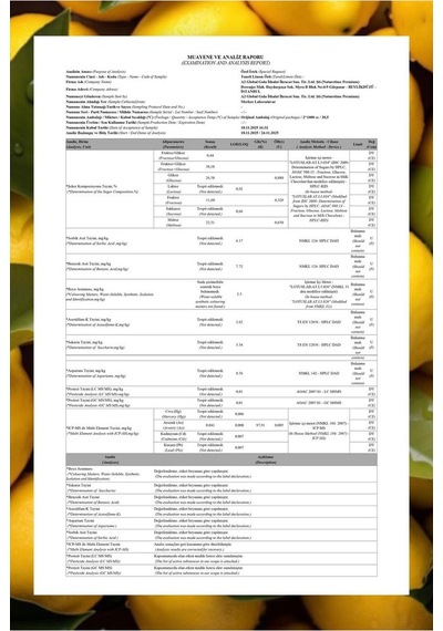 Taneli Limon Özü 1350 Gr Zencefil Ve Zerdeçallı Katkısız Pestisit & Ağır Metal İçermez Analizli