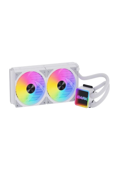 Dark Dkccw247w Freezer Beyaz 2025 Edition 240mm 250w Tdp,addresseble Rgb Ledli Sıvı Soğutma