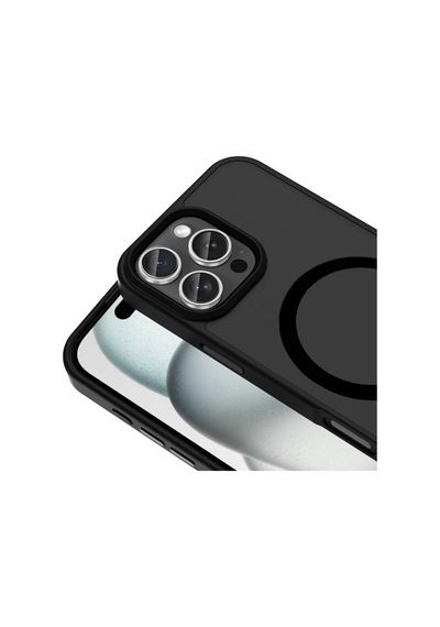 Apple Uyumlu iPhone 16 Plus Kılıf Magsafe Şarj Özellikli Mat Arka Yüzey Sio Premium Kapak Koyu Yeşil