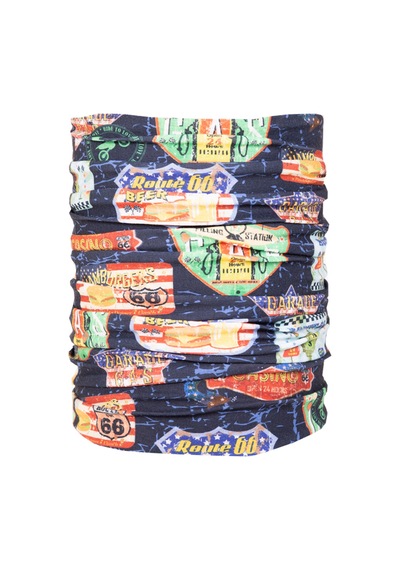 Ride To Love Route 66 Desenli Bandana & Boyunluk