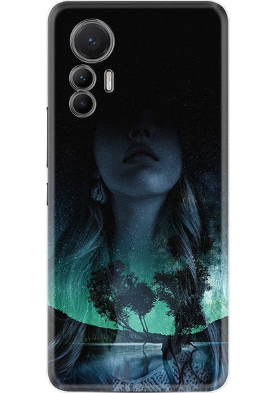 Xiaomi 12 Lite Kılıf Resimli Desenli Silikon Platinium Series Lost Girl 1809