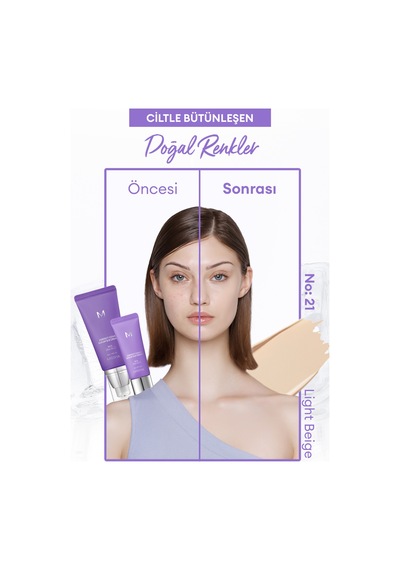 Missha M Perfect Cover Serum BB Cream 21 Light Beige