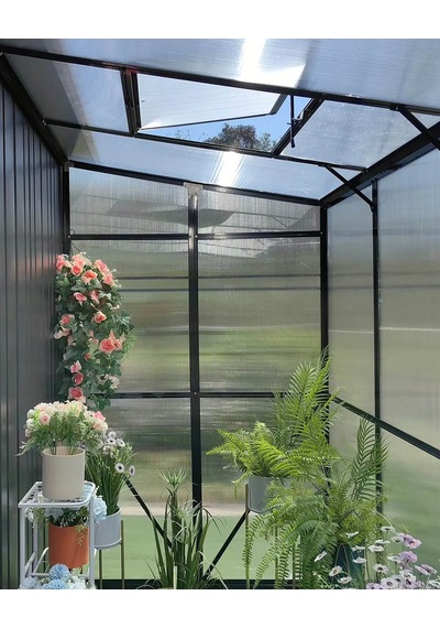 Garden Eden Xl Seralı Metal Bahçe Kulübesi