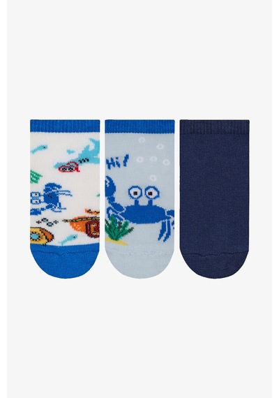Penti Erkek Çocuk Fun Sea Çok Renkli 3lü Patik Çorap