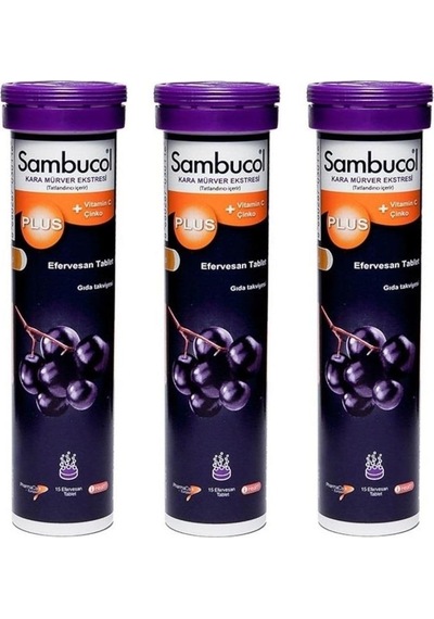 Sambucol Plus Effervesan Tablet 3 Kutu