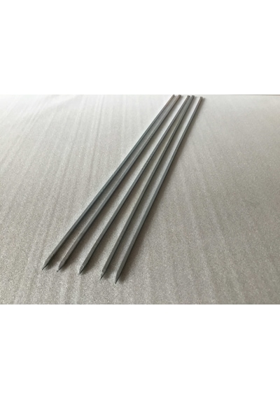 Burgusuz Kare Tavuk Şişi - 5 Adet - Patlıcan Şişi - 60 Cm