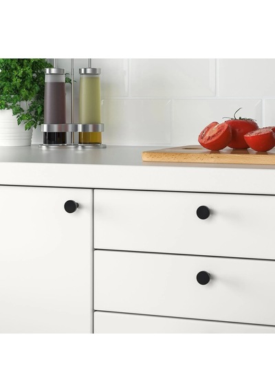 Ikea Bagganäs 2'li Mobilya Kulpu 21 Mm Siyah
