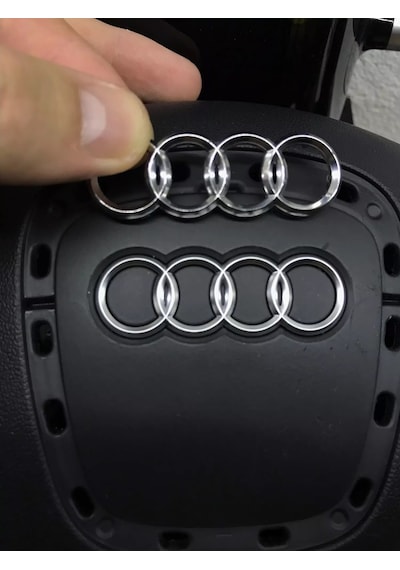 Audi A3 2007-2012 Direksiyon Göbeği Krom Parça