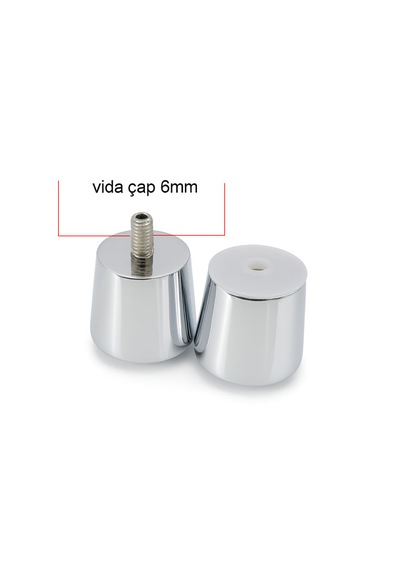 Ayrıntıshop Duşakabin Cam Kapı Kırılmaz Metal Krom Kaplamalı Kulplar 1. Kalite Krom