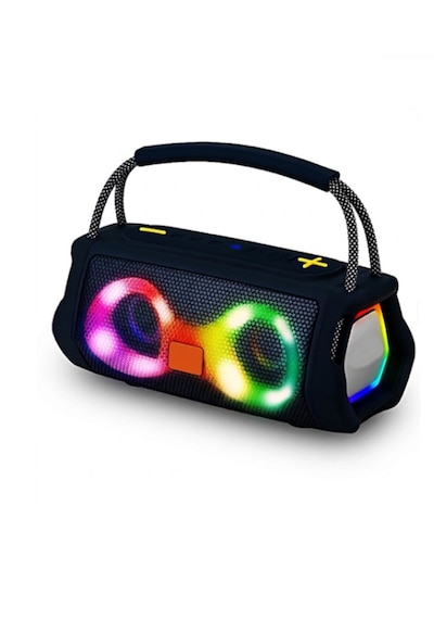 Jedel Sa-217 Taşınabilir Bluetooth Hoparlör, Rgb Led Işıklı, Kablosuz, Boombox Tasarım Ses Bombası