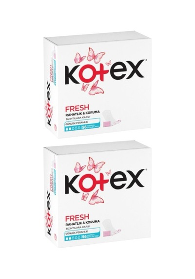 Fresh Rahatlık & Koruma Sızıntılara Karşı Günlük Ferahlık 56 Normal Günlük Ped X 2 Adet