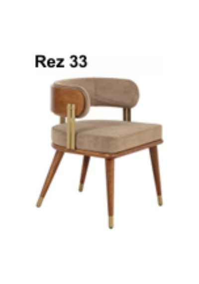 Rez 33 Modern Şık Ergonomik Dayanıklı Konforlu Ahşap Ayaklı Salon Yemek Sandalyesi Modeli Çok Renkli