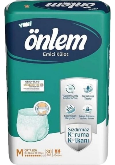 Önlem Emici Külot Hasta Bezi Eko Orta Boy M 30'lu
