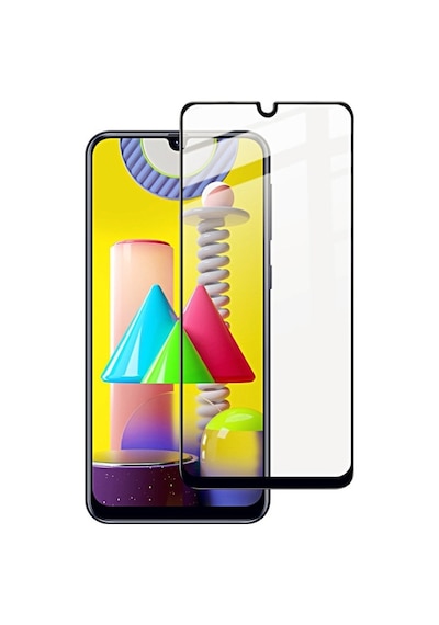 Samsung Galaxy M31 İle Uyumlu Şeffaf Ekranı Tam Kaplayan 5d Cam Kırılmaz Cam Ekran Koruyucu