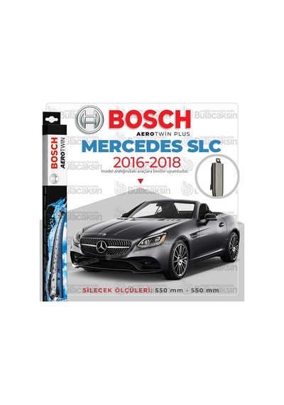 Mercedes Slc Muz Silecek Takımı 2016-2018 Bosch Aerotwin