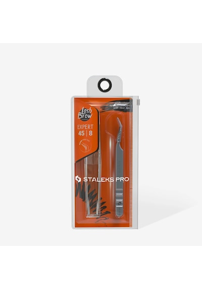 Staleks Expert 45/8 Kirpik Cımbızı Çentikli Fiber Mini L