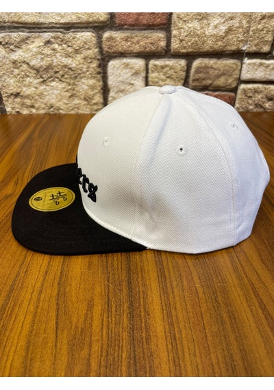 Hamze Las Vegas Raiders Hiphop Snapback Rapper Amerikan Futbol Unisex Şapka Cap Beyaz - Siyah