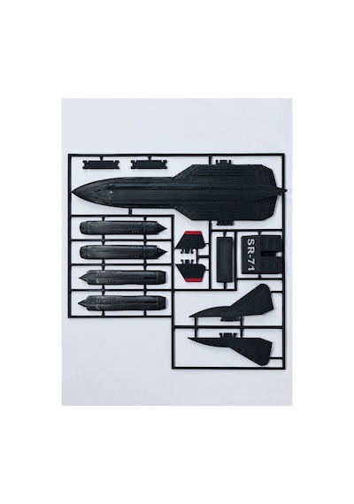 3d Sr-71 Blackbird Uçak Maketi Kit Card