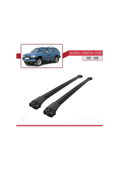 Vauxhall Frontera Sport 1992-1998 Arası İle Uyumlu Ace-1 Ara Atkı Tavan Barı Siyah
