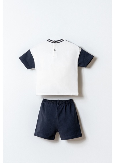 U.s. Polo Assn. Erkek Bebek Beyaz Şort Takım 5274-49938 Beyaz