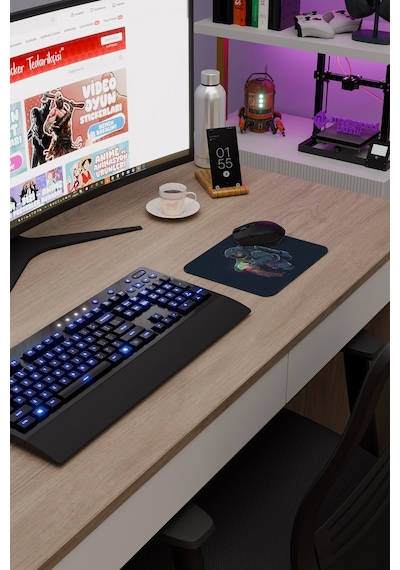 Astronot V3 22x18 Gaming Kauçuk Kaymaz Taban Mouse Pad Fare Altlığı