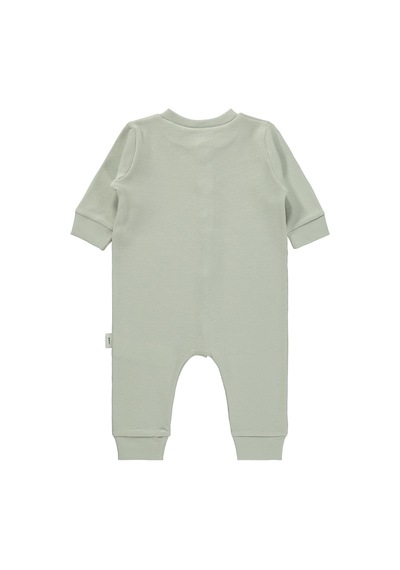 Civil Baby Düz Basic 1-6 Ay Tulum - Gri Açık Gri