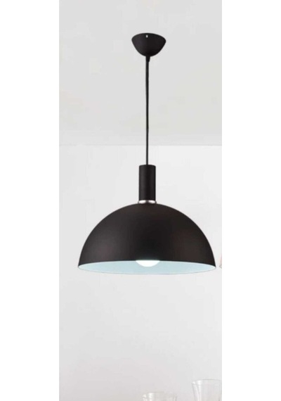 Dylight Retro Metal Siyah Rustik Kafe Mutfak Sarkıt Avize 40Cm