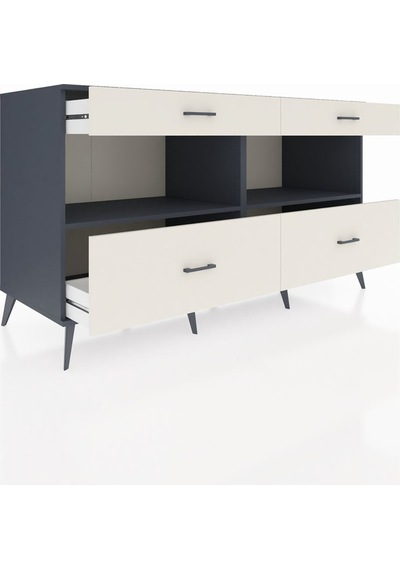 Kronos Konsol 2 Raflı 4 Çekmeceli 176x59x99 Antrasit-antrasit/ay Antrasit-antrasit/aytaşı Kronos Konsol 2 Raflı 4 Çekmeceli 176x59x99 Antrasit-antrasit/ay Antrasit-antrasit/aytaşı