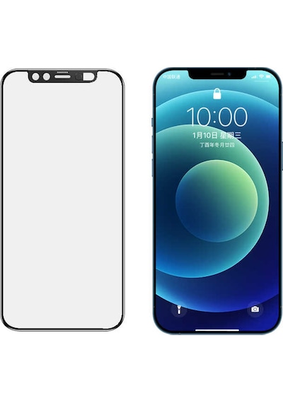 Goocamp Apple Uyumlu iPhone 12 Pro Max Secret Temperli Cam Ekran Koruyucu