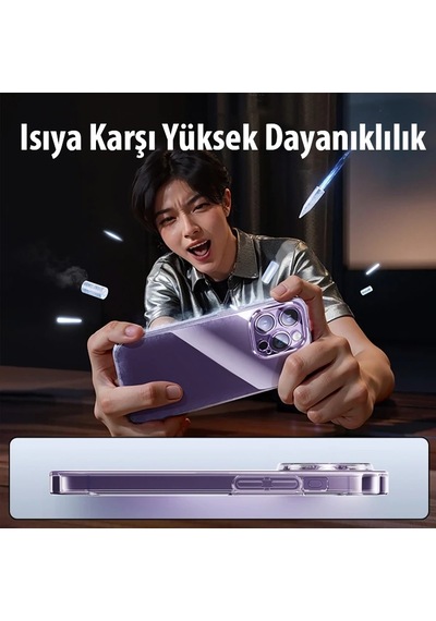 Baseus Apple İphone Uyumlu 15 Plus Lucent Serisi Ultra İnce Transparan Kılıf- 5775